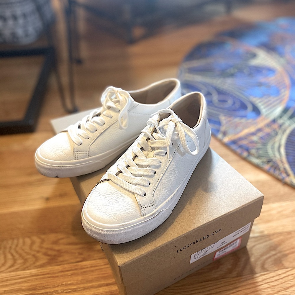 Lucky brand white sneakers